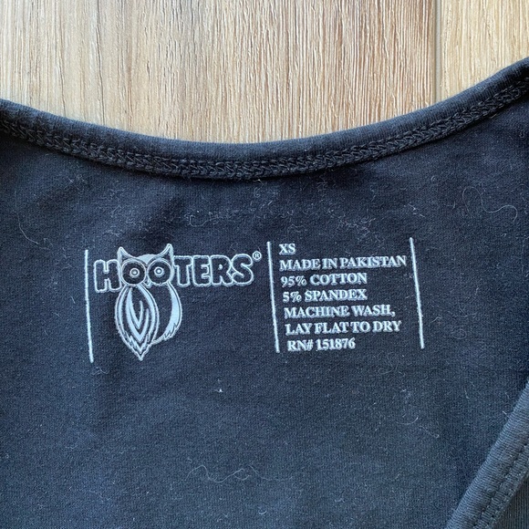 Genuine Black Long Sleeve Hooter’s Girl Uniform - Picture 6 of 6